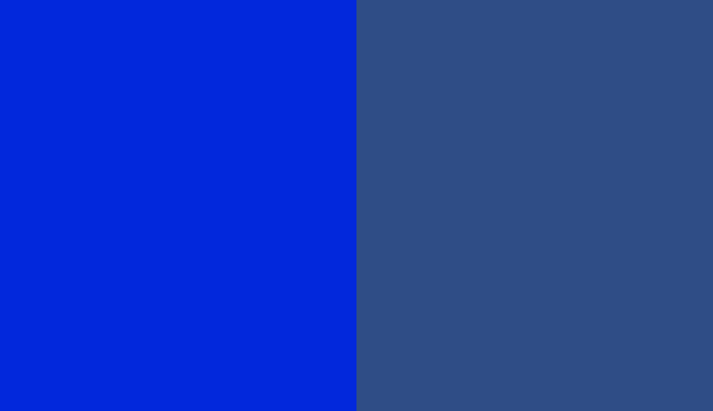 HEX #0228DC to RAL 5002 HEX #0228DC to RAL 5002