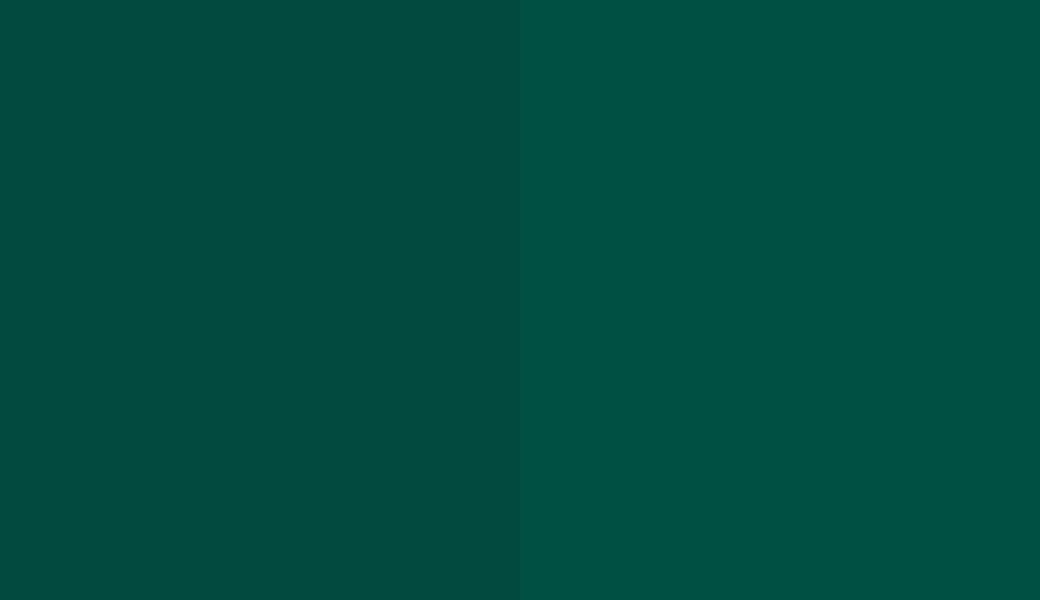 HEX #024A40 to RAL 180 30 25