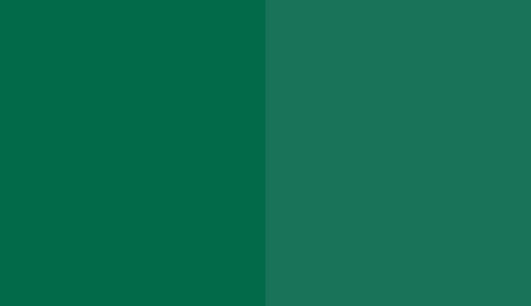HEX #036A49 to RAL 6016 HEX #036A49 to RAL 6016