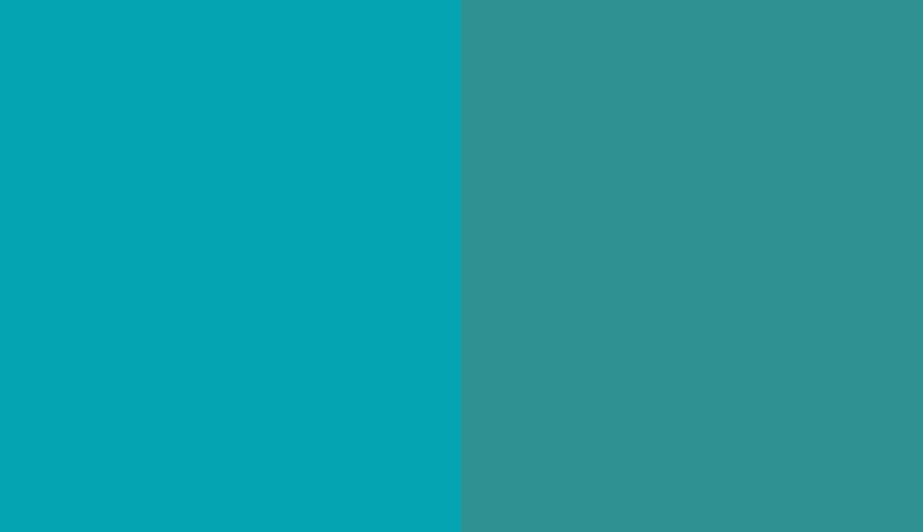 HEX #05A4B2 to RAL 5018 HEX #05A4B2 to RAL 5018