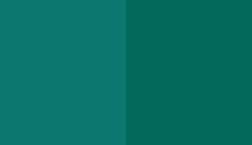 HEX #0B776E to RAL 6026 HEX #0B776E to RAL 6026