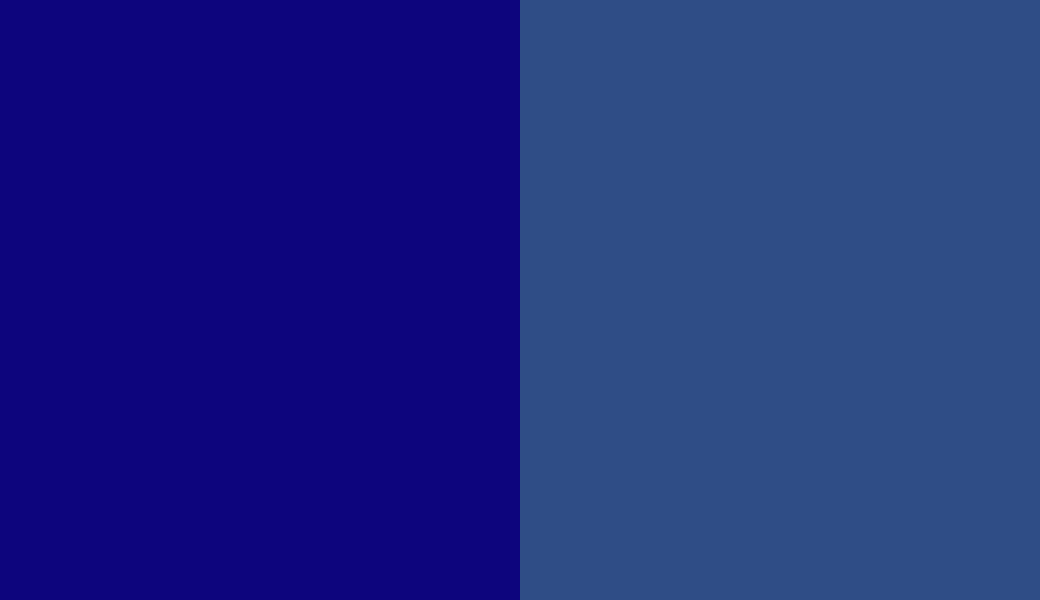 HEX #0D057D to RAL 5002