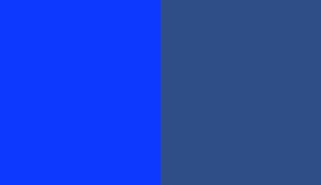 HEX #0D39FF to RAL 5002