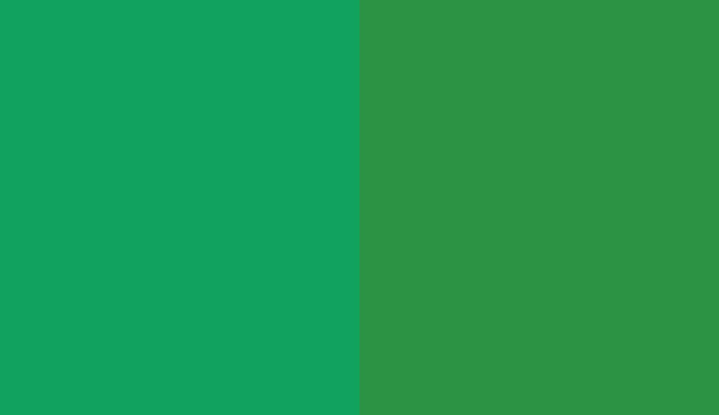 HEX #10A45E to RAL 6037