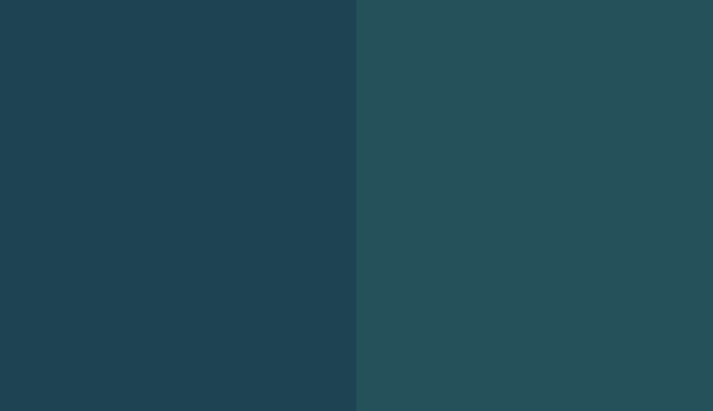 HEX #1E4454 to RAL 5020