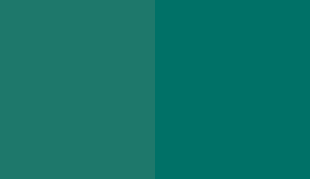 HEX #1E786B to RAL 190 40 45