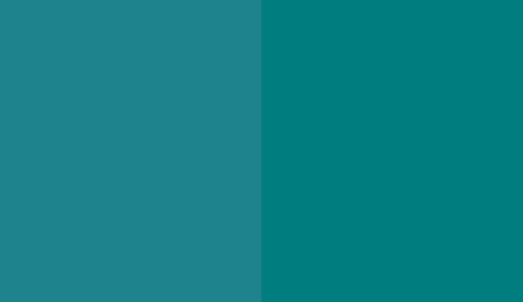 HEX #1E838D to RAL 5021