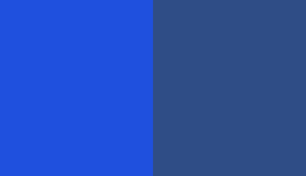 HEX #1F50DE to RAL 5002