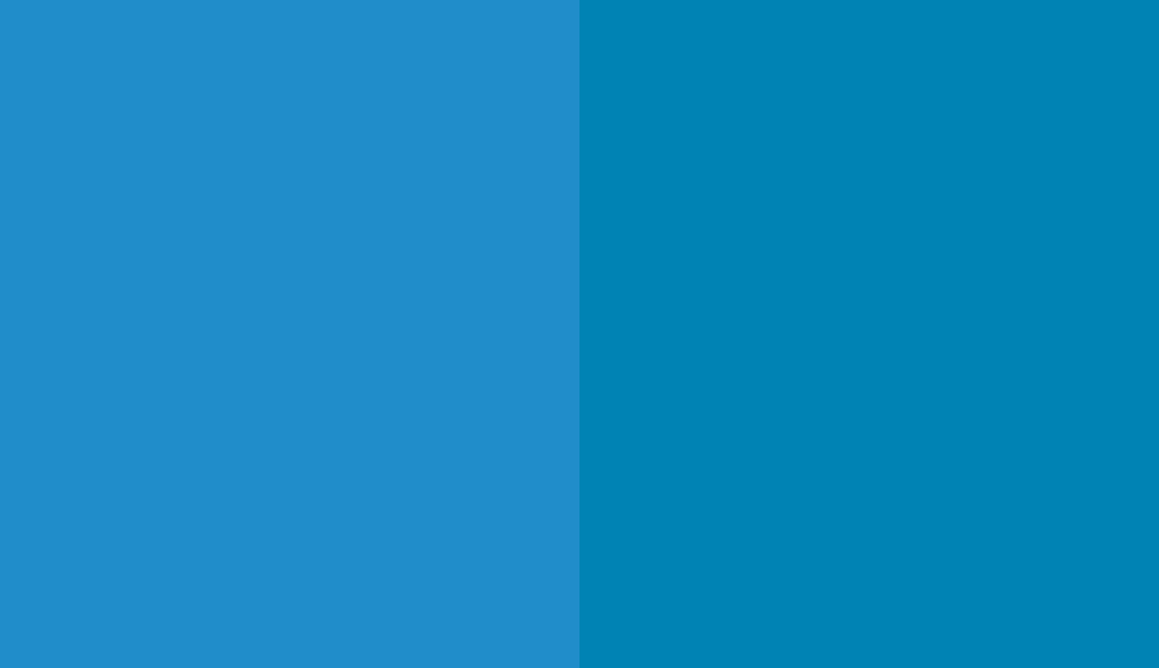 HEX #208DCA to RAL 5015