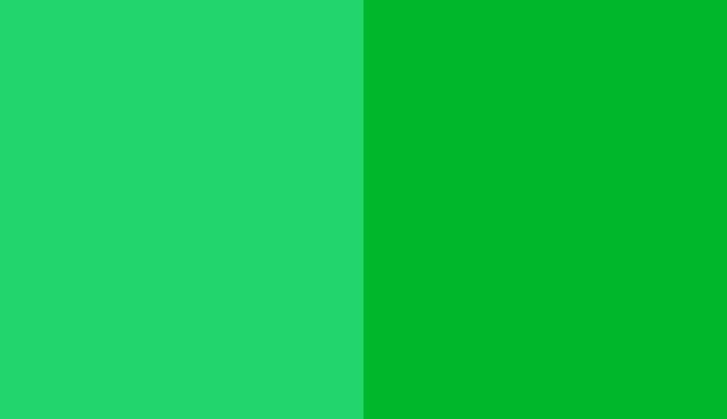 HEX #22D66B to RAL 6038