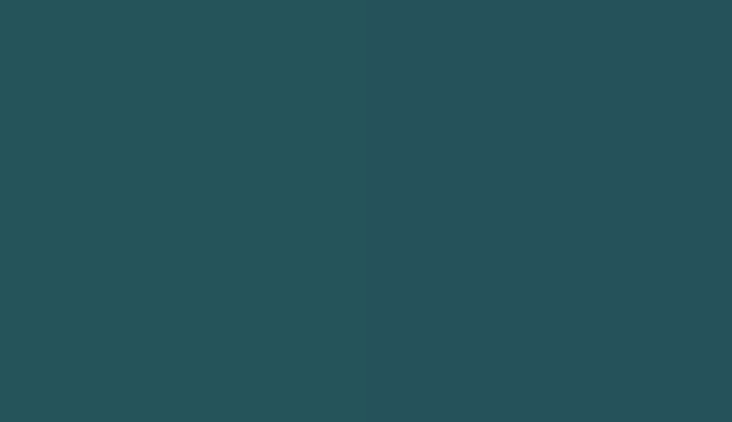 HEX #25545A to RAL 5020