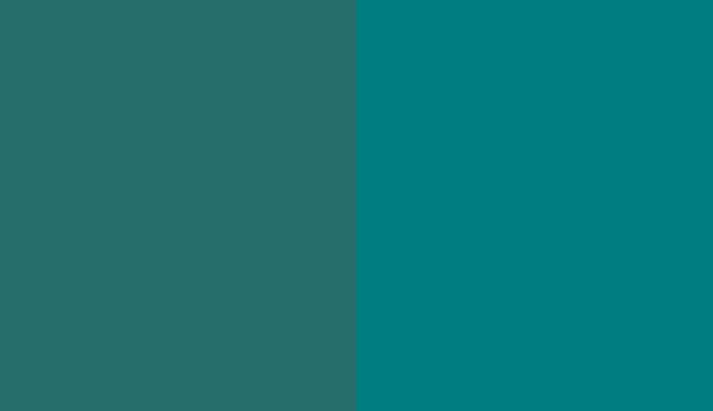 HEX #256E6C to RAL 5021