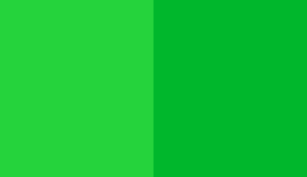 HEX #25D33C to RAL 6038 HEX #25D33C to RAL 6038