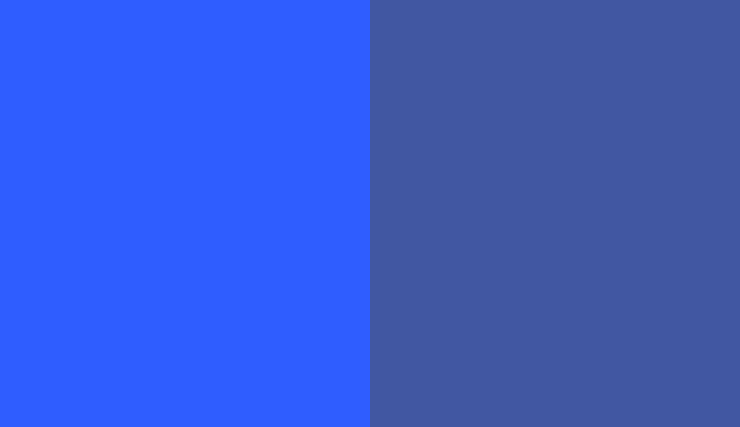 HEX #2F5DFF to RAL 290 40 45