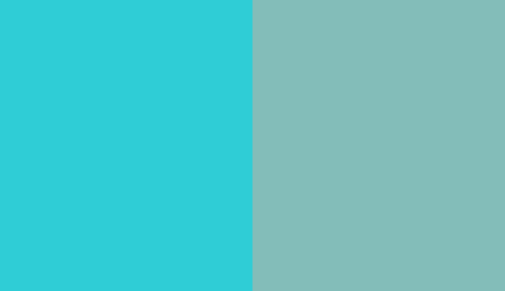 HEX #2FCDD6 to RAL 6027