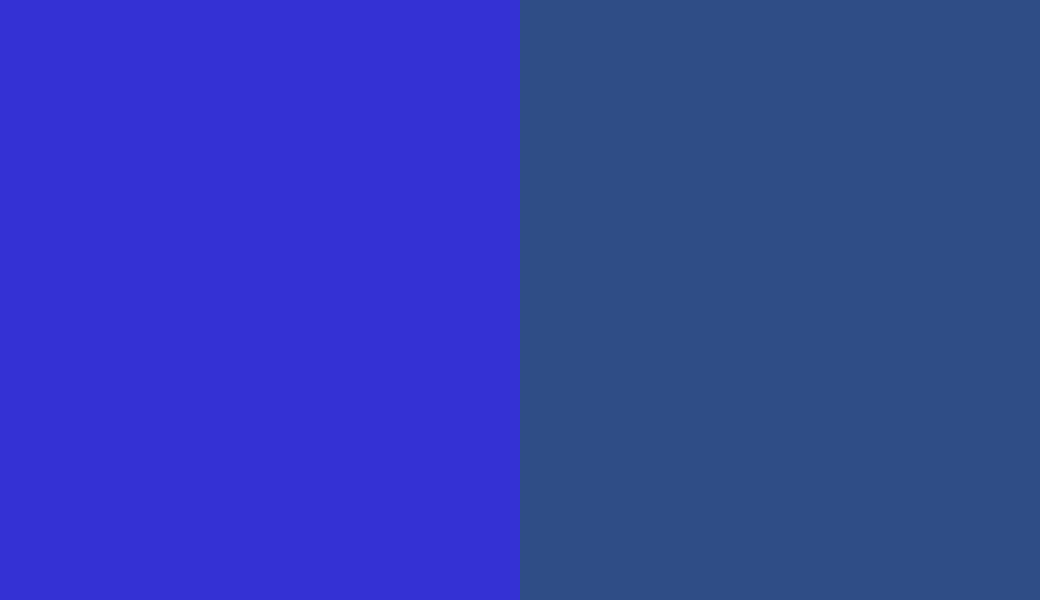 HEX #3431D4 to RAL 5002