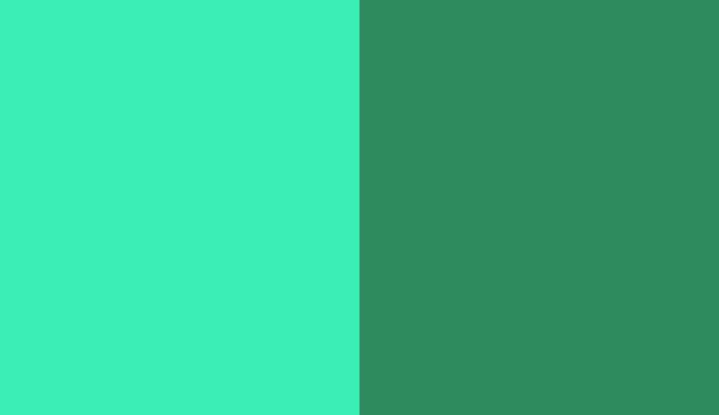 HEX #39EDB5 to RAL 6024 HEX #39EDB5 to RAL 6024