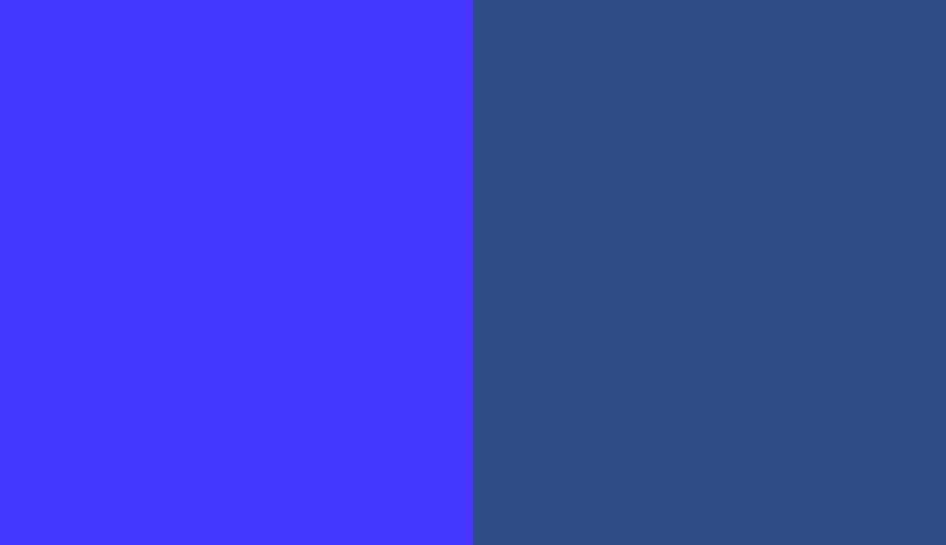 HEX #4437FF to RAL 5002