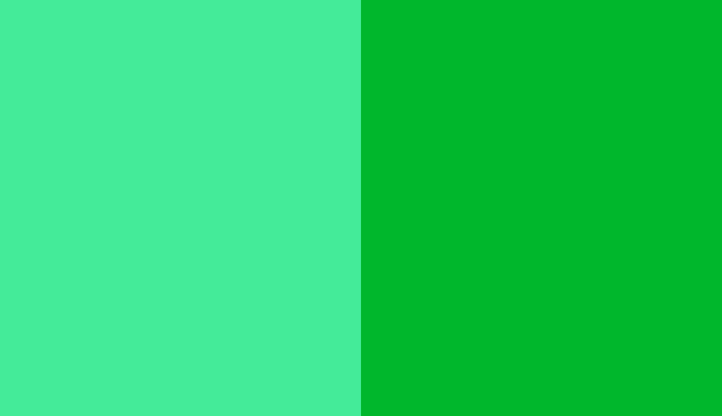 HEX #44EB99 to RAL 6038