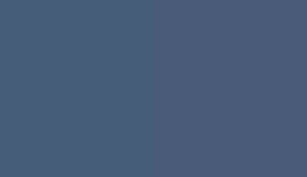 HEX #455D78 to RAL 5000