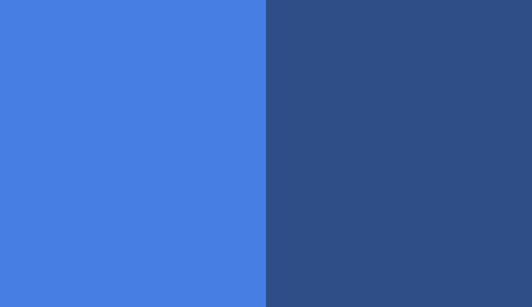 HEX #467EE3 to RAL 5002