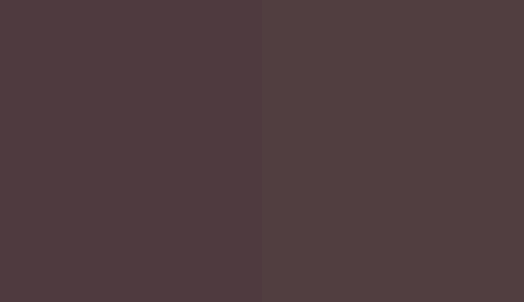 HEX #4F3A3F to RAL 3007