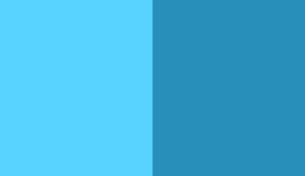 HEX #58D2FF to RAL 5012 HEX #58D2FF to RAL 5012