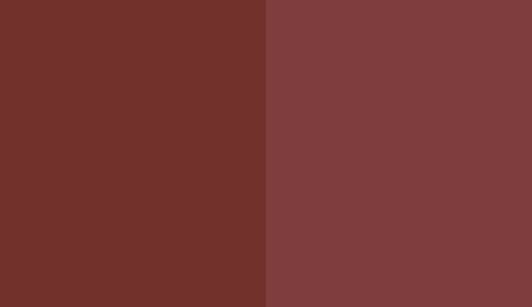 HEX #72312A to RAL 3011