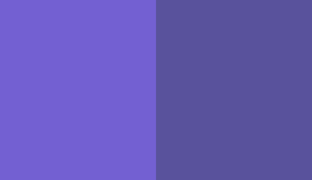 HEX #7360D2 to RAL 300 40 45
