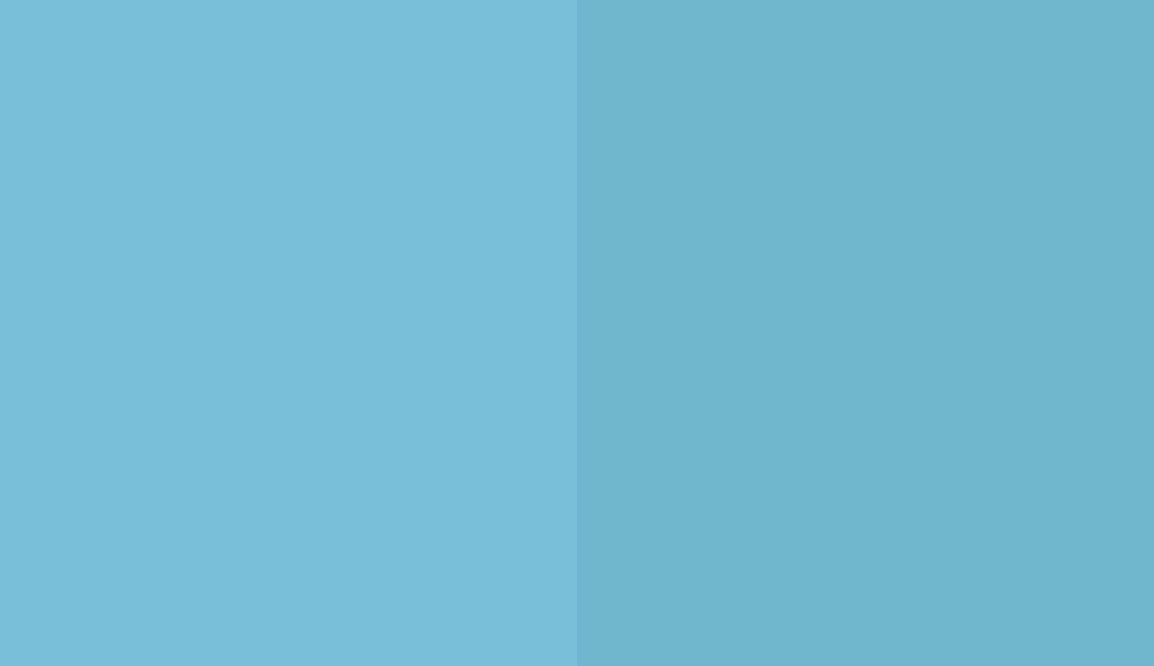 HEX #77BFD8 to RAL 230 70 25