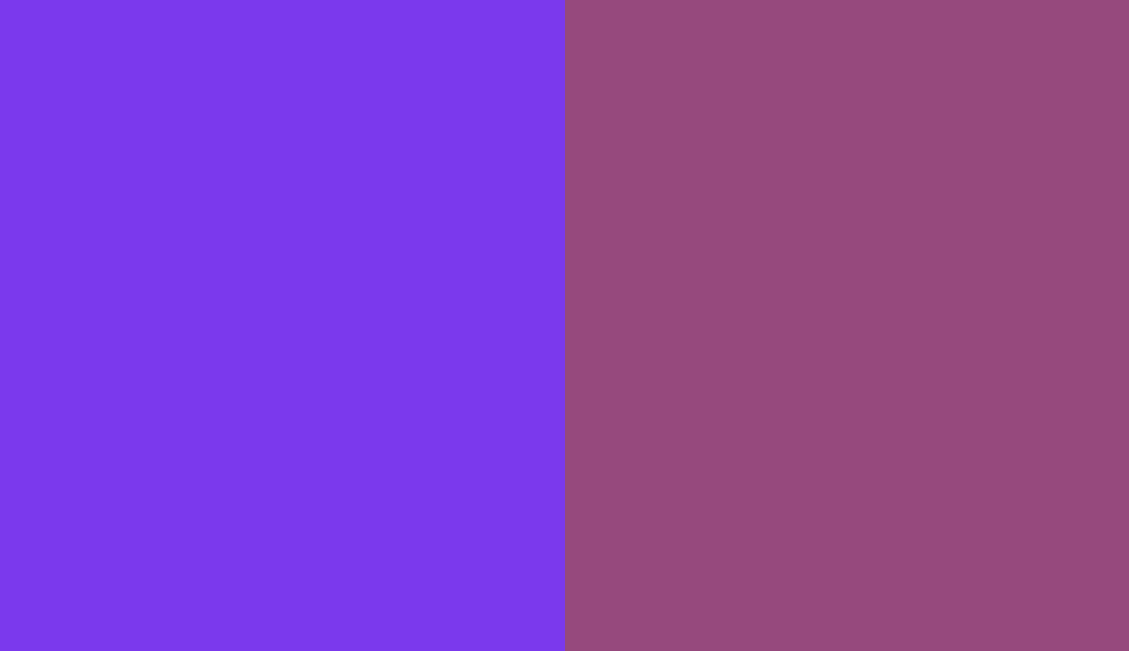 HEX #7B39ED to RAL 4006
