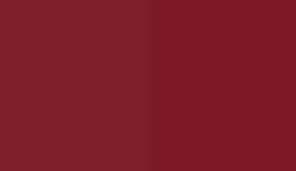 HEX #7C1E26 to RAL 3032 HEX #7C1E26 to RAL 3032