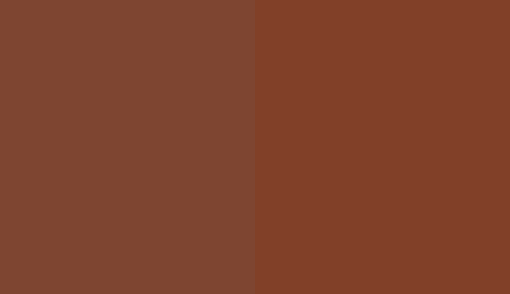 HEX #7E4531 to RAL 8029 HEX #7E4531 to RAL 8029
