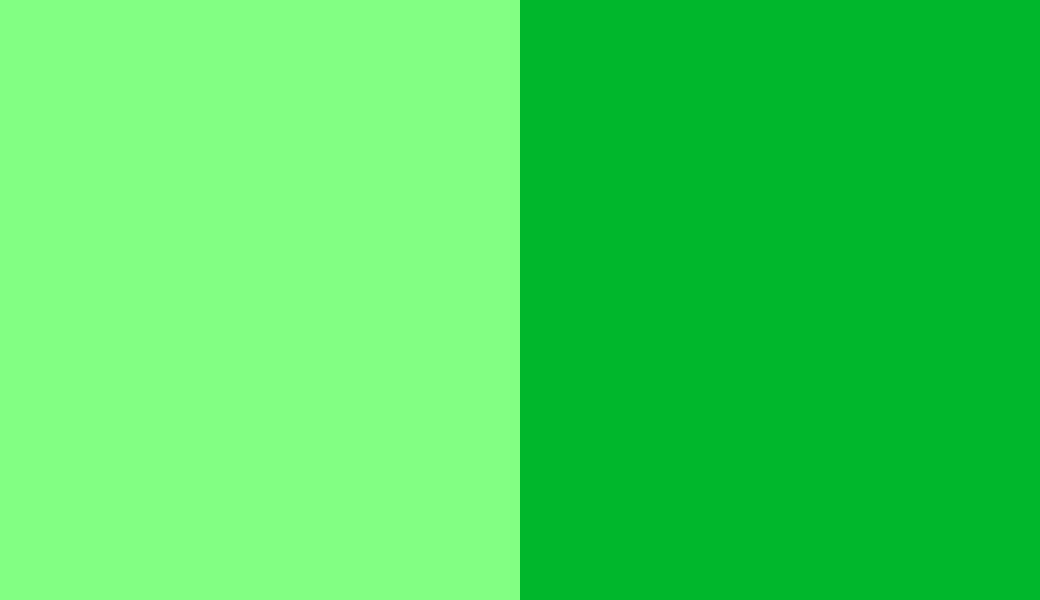 HEX #82FF83 to RAL 6038