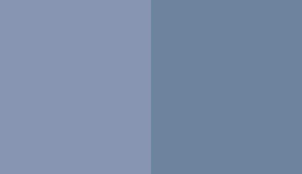 HEX #8695B2 to RAL 5014