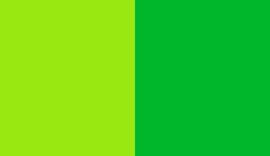 HEX #99E812 to RAL 6038