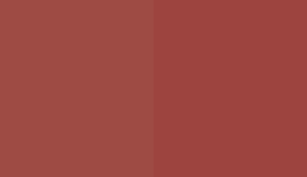 HEX #9E4B44 to RAL 3013