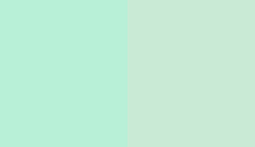 HEX #B7F0D6 to RAL 160 90 15