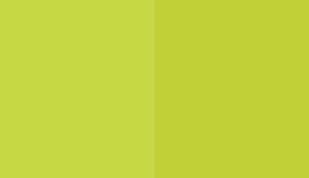HEX #C6D843 to RAL 110 80 70