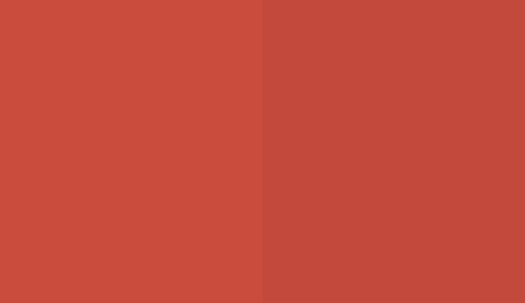 HEX #C94C3D to RAL 2002