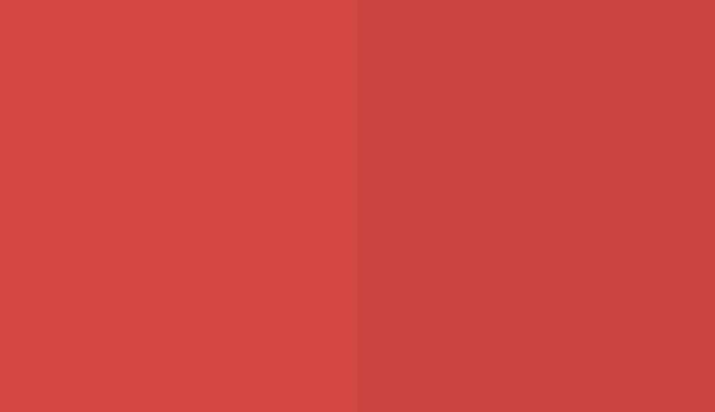 HEX #D2483E to RAL 030 50 60