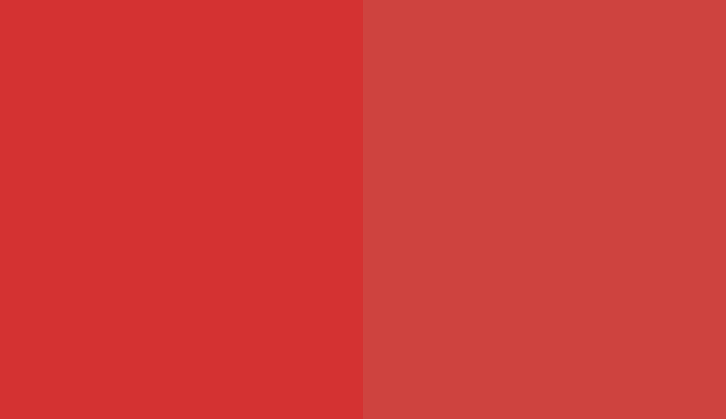 HEX #D43232 to RAL 3028