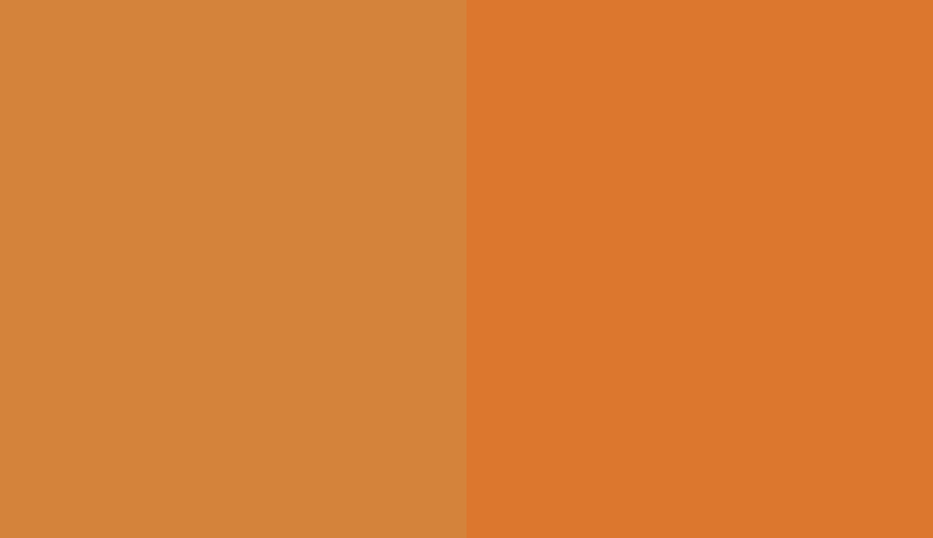 HEX #D4833B to RAL 2000