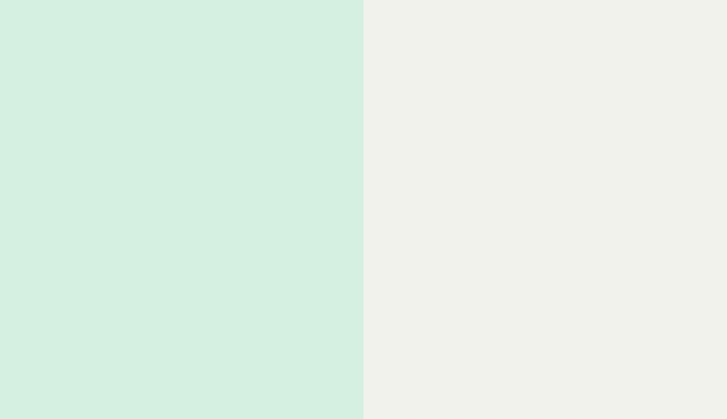 HEX #D5EFE1 to RAL 9016