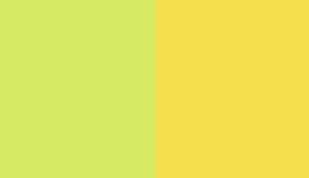 HEX #D7EA63 to RAL 1016