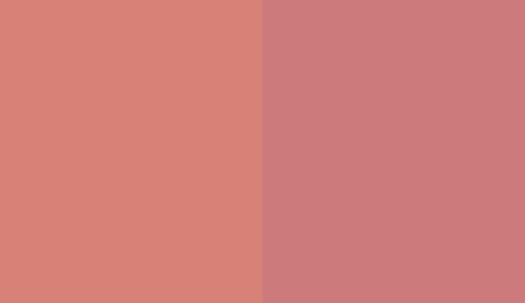 HEX #D88177 to RAL 3014