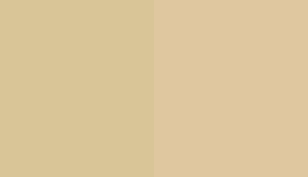 HEX #D9C597 to RAL 1014