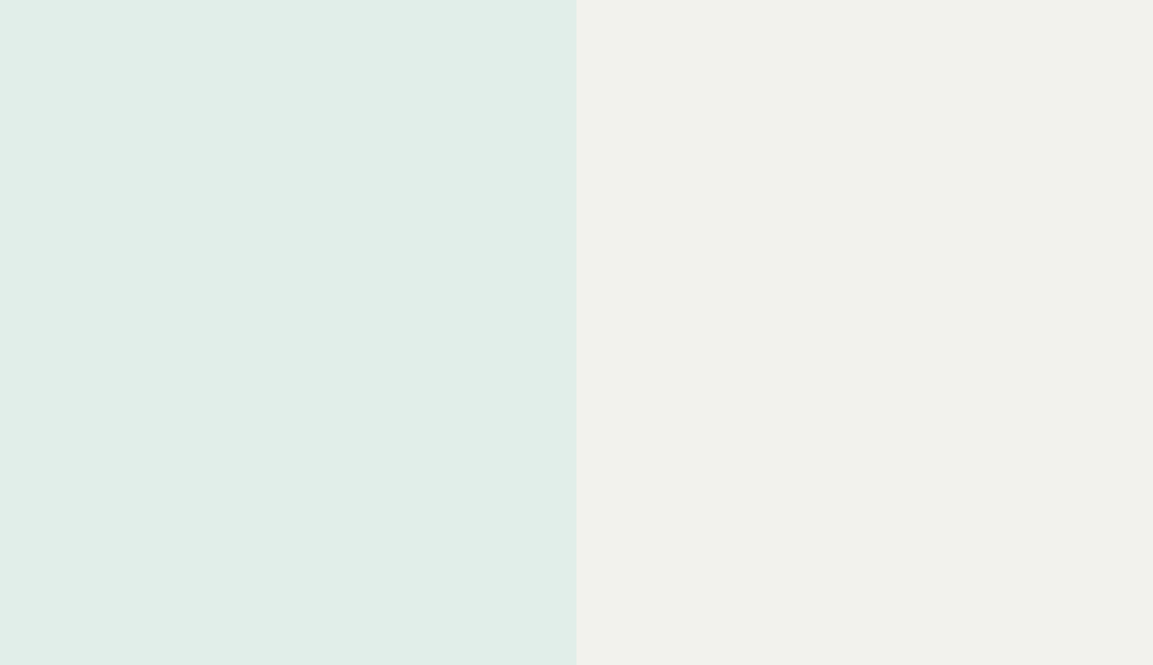 HEX #E1EEE9 to RAL 9016