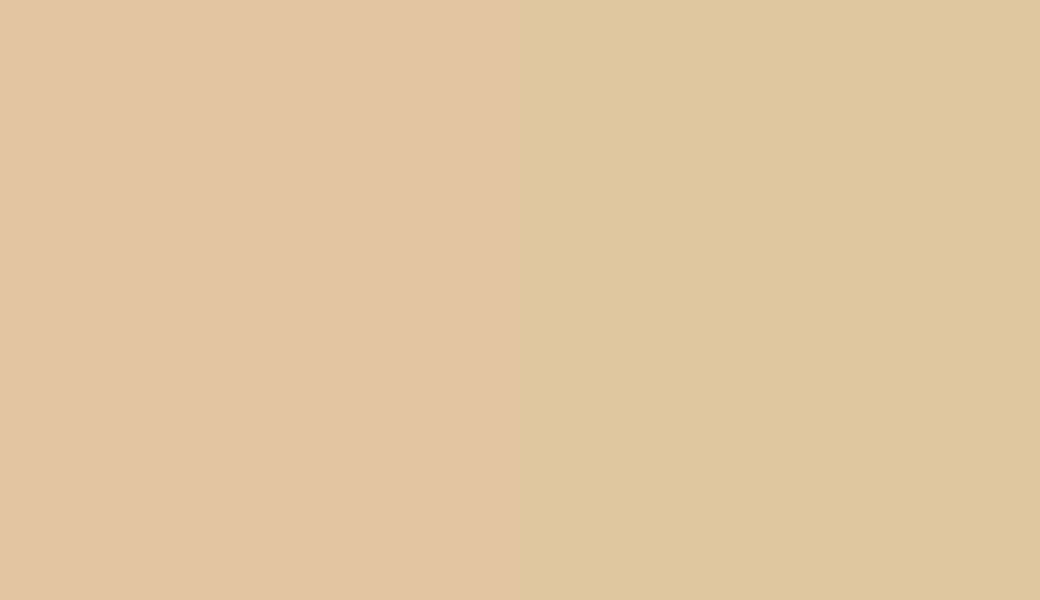HEX #E3C5A1 to RAL 1014