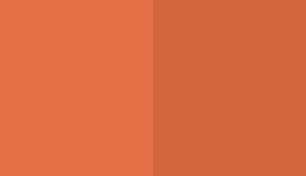 HEX #E57046 to RAL 2010